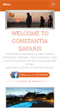 Mobile Screenshot of constantiasafaris.co.za